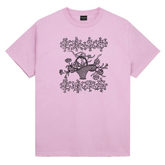 Edible Flowers Tee, Light Pink