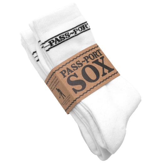 Hi Socks 3 Pack, White
