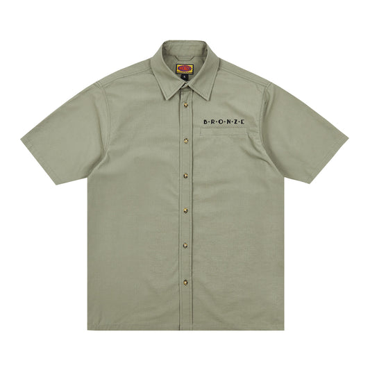 Ripstop Button Up Shirt, Grey