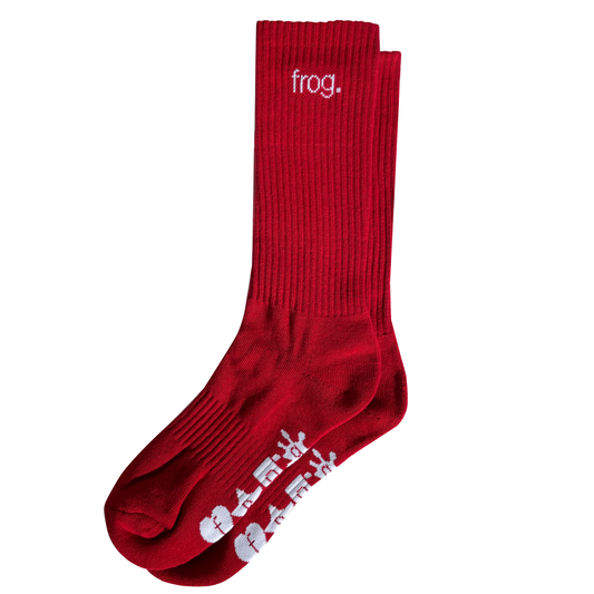 Frog Socks, Red