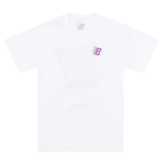 Polka Dot Logo Tee, White