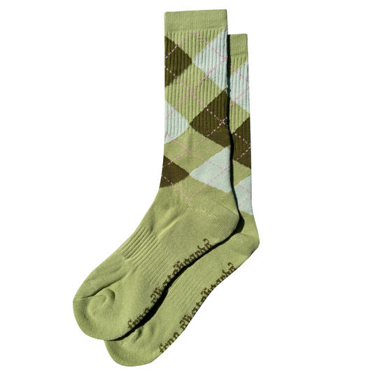 Argyle Socks, Green