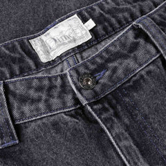 Classic Baggy Denim Pants, Faded Black