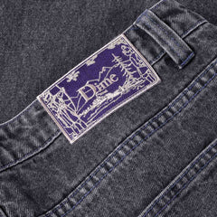 Classic Baggy Denim Pants, Faded Black