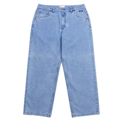 Classic Relaxed Denim Pants, Blue Washed