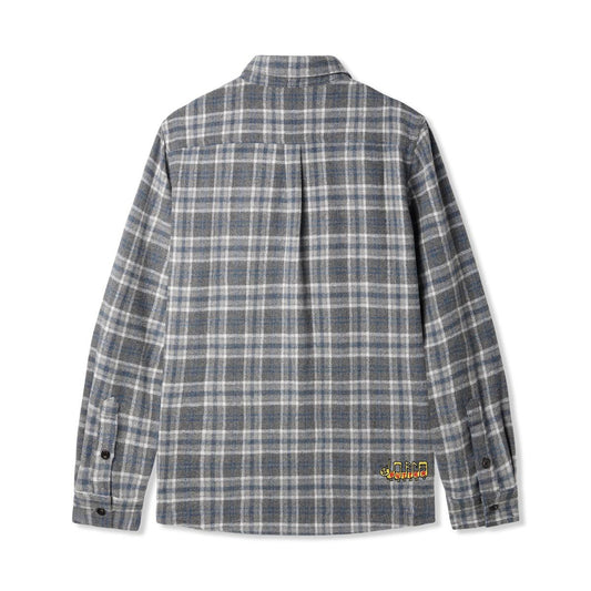 Caterpillar Flannel Shirt, Grey/ Slate