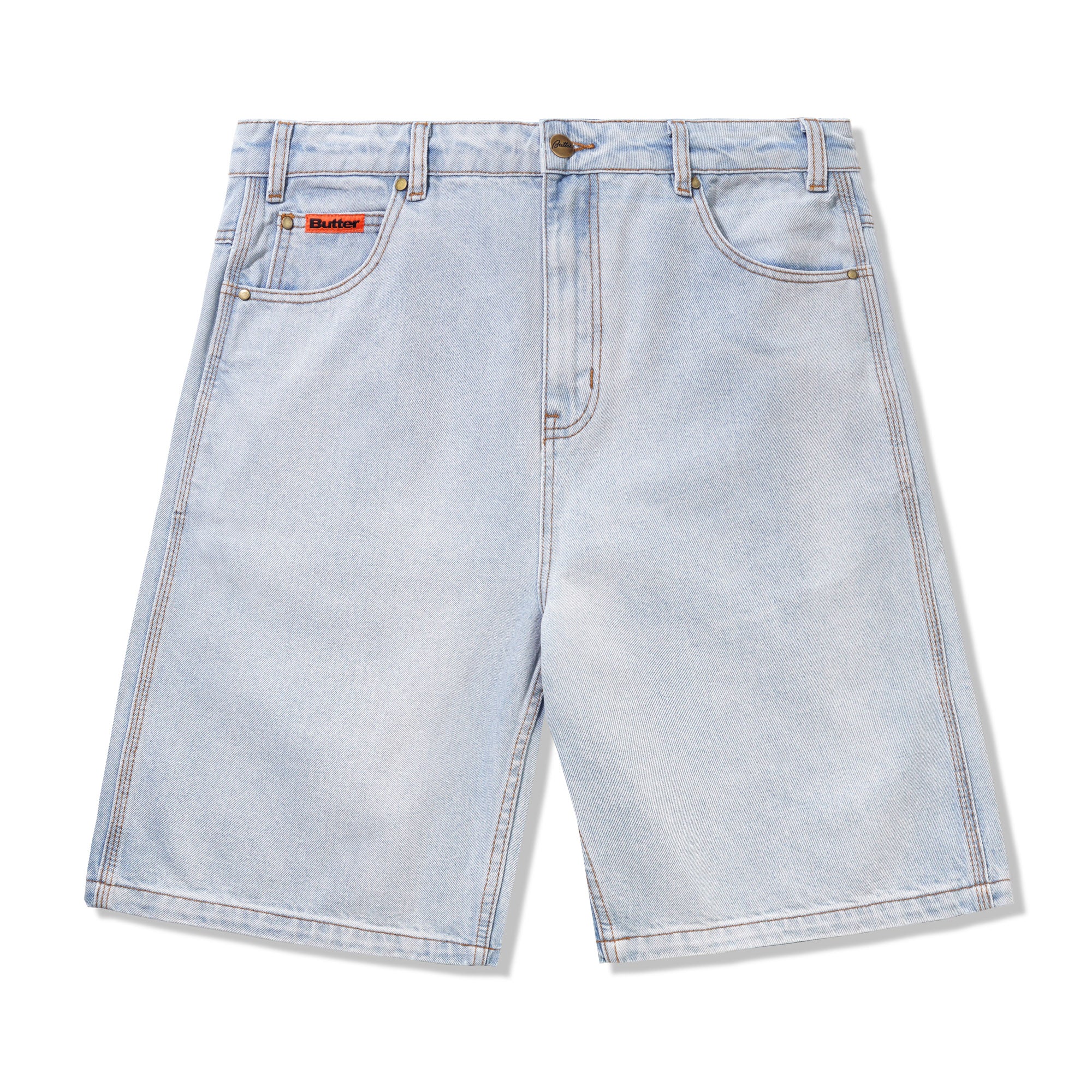 Butter Goods Baggy Denim Shorts, Light Blue – Sunset Store Australia