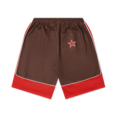 Safe Bet Shorts, Brown / Red