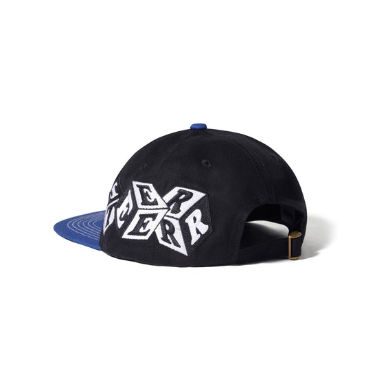 Cubes 6 Panel Cap, Black / Royal Blue