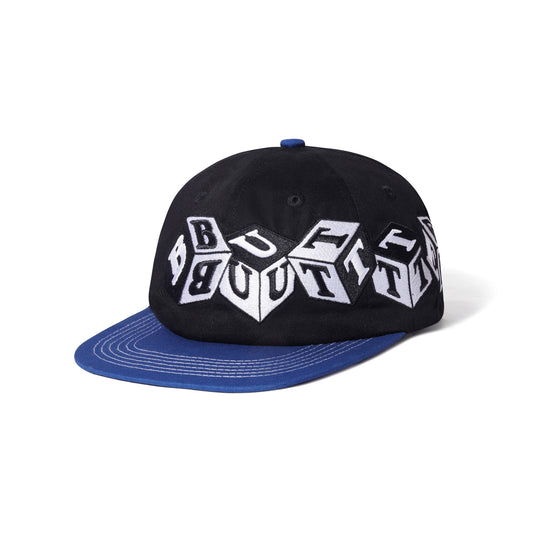 Cubes 6 Panel Cap, Black / Royal Blue