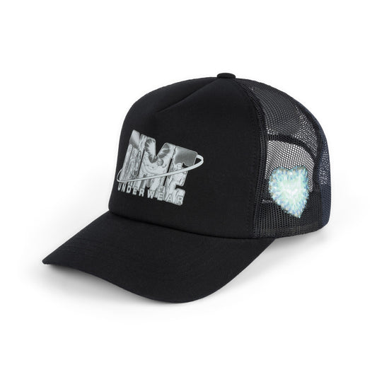 Cosmic Trucker Cap, Black