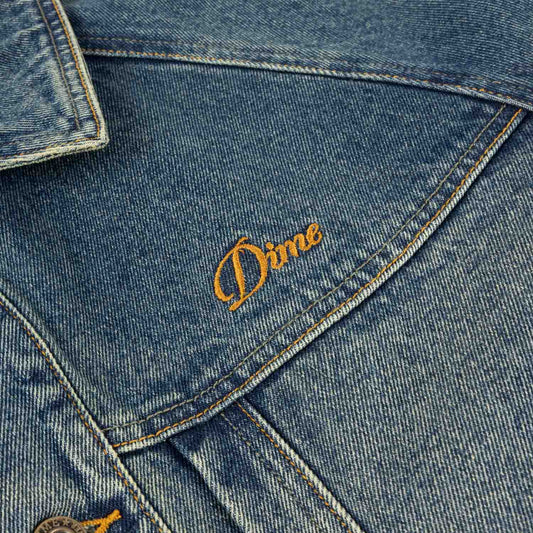 Demin Jacket, Dipped Sandblasted Indigo