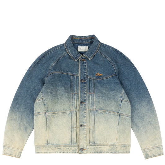 Demin Jacket, Dipped Sandblasted Indigo