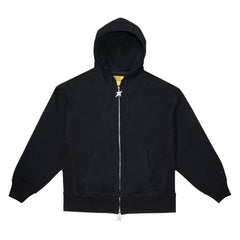 Big C-Star Double Zip Hoodie, Black