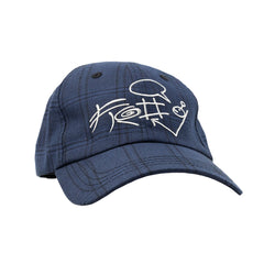 Plaid G Hat (Navy)