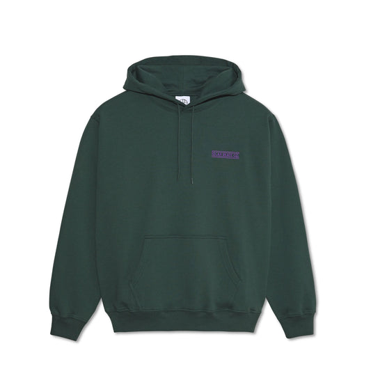 Stretch Logo Dave Hoodie, Dark Teal