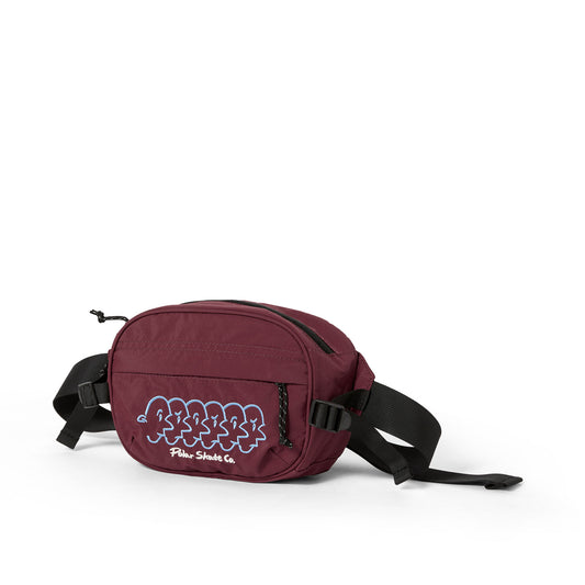 Faces Nylon Hip Bag, Bordeaux