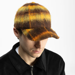 Shaggy Low Pro Cap, Yellow Plaid