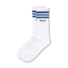 Stripe Socks, White