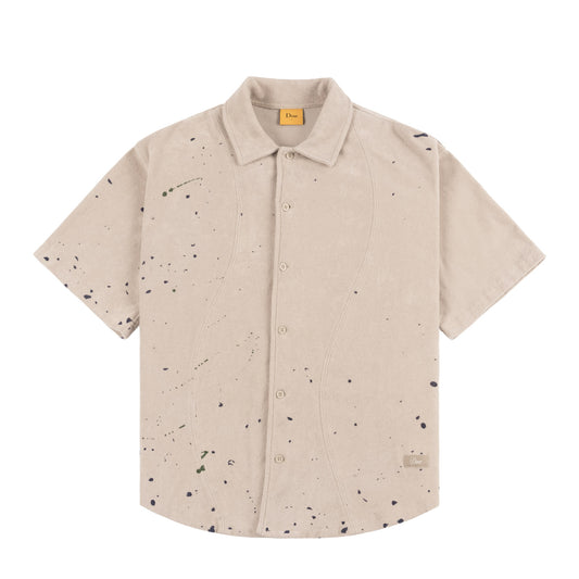 Terry Cloth Shirt, Painted Tan