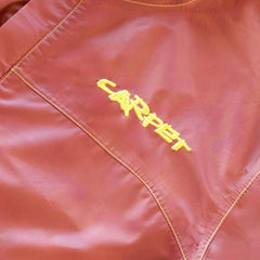 Thermal Rain Jacket, Brown / Yellow