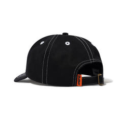 Warped 6 Panel Cap, Black