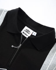 Butter x Umbro Athletica Polo Shirt, Black