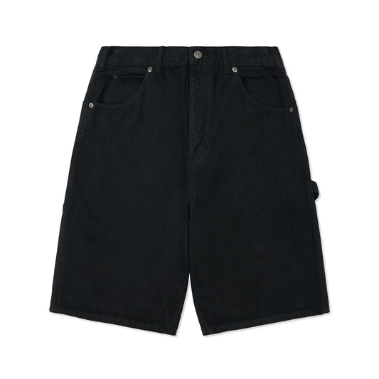 Relaxed Fit Carpenter Short, Rinsed Black