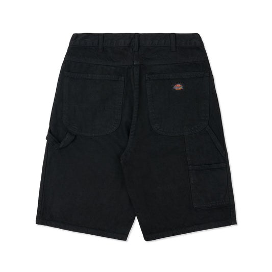 Relaxed Fit Carpenter Short, Rinsed Black