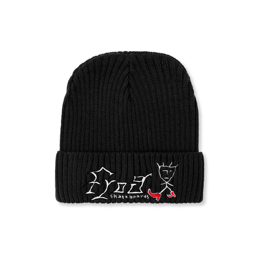 Just Keep Walking Beanie, Black