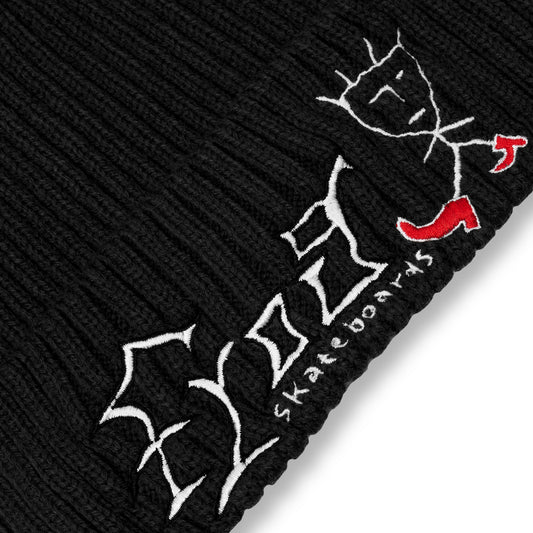 Just Keep Walking Beanie, Black