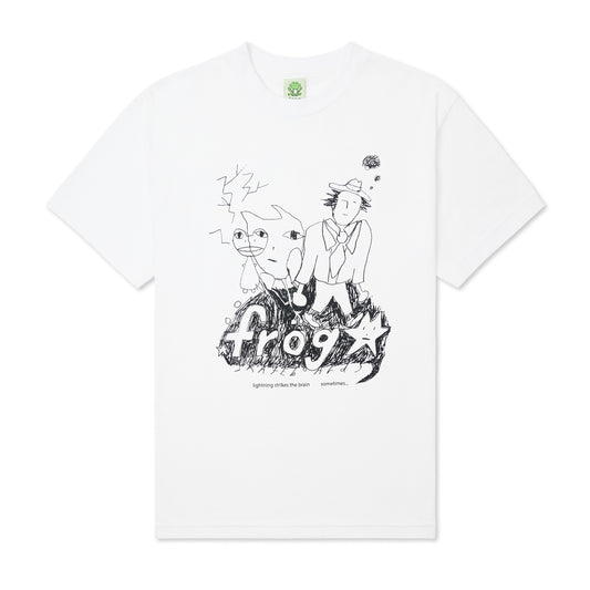 Lighting Strikes Tee, White