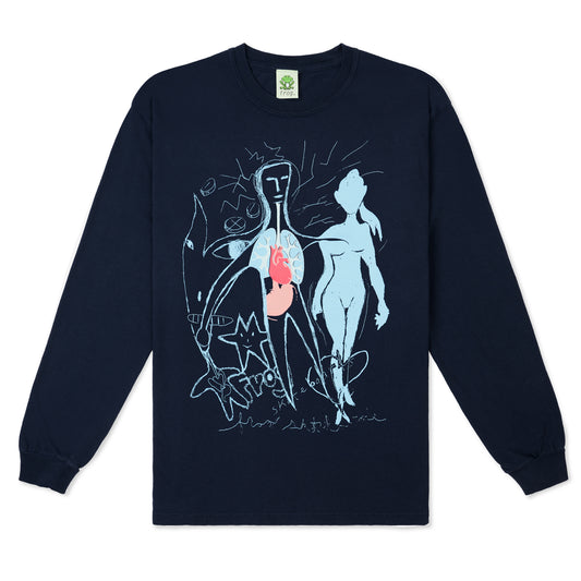 Phenomena L/S Tee, Navy