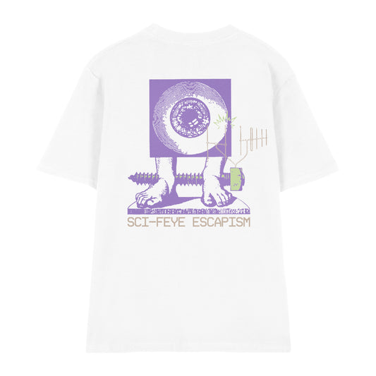 Sci-Feye Escapism Tee, White